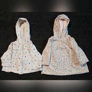 Kids' Hooded Jacket and Leopard Print Coat Set
